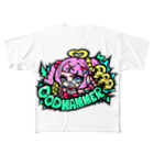 ViViD FoRmの神の鉄槌Tシャツ（両面） All-Over Print T-Shirt