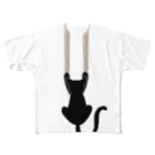 Jackpot-Artsの猫の爪とぎに敗北した服 フルグラフィックTシャツ