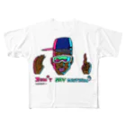 カツボン(KATZBOM)／漫画家ラッパーのDon't Say Nuthin'(ドンセイナッシン) All-Over Print T-Shirt