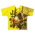 ことり屋の戦国武将 山中鹿之助 フルグラフィックTシャツ