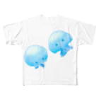 弁天堂の海(クラゲ) フルグラフィックTシャツ