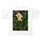 hiroki-naraの水仙　narcissus　DATA_P_156　春　spring フルグラフィックTシャツ