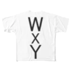 錯乱ボーイのWXY フルグラフィックTシャツ