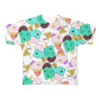 ほんわかマーケットのペンギンアイス All-Over Print T-Shirt