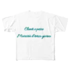 p-nekoのイタリアのことわざ【客と魚は3日目には腐っていく】 All-Over Print T-Shirt