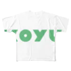 こゆ財団ブランドショップのこゆ財団ロゴ All-Over Print T-Shirt
