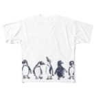 K.tskdのpenguin  dance All-Over Print T-Shirt