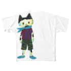 COULEUR PECOE（クルールペコ）のねこびとさん（コタロー） フルグラフィックTシャツ