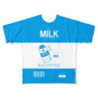 Supergirl Galleryのぶちゃくま。ミルク フルグラフィックTシャツ