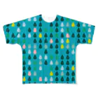 satoharuの雨はドロップス All-Over Print T-Shirt