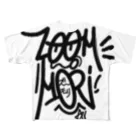 SATOON SUZURI  STORE (SSS)のZOOMORI グラフィティ フルグラフィックTシャツ