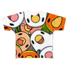 まめるりはことりのみっちりむっちり過密コザクラインコさん【まめるりはことり】 All-Over Print T-Shirt