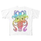 せきね まりののレインボーしかさん🦌🌈 All-Over Print T-Shirt