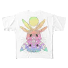 せきね まりののレインボーうさぎ🐇🌈 All-Over Print T-Shirt