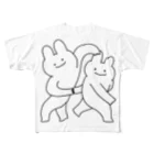 うつろのソーシャルディスダンスちゃん All-Over Print T-Shirt