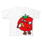 oh__yamyamの未熟なトマトくん フルグラフィックTシャツ