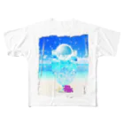 Yokokkoの店のMoon Soda All-Over Print T-Shirt