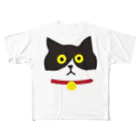 Panda factoryのハチワレ All-Over Print T-Shirt