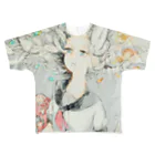 ENA太郎の白い海 All-Over Print T-Shirt