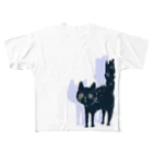 なまもの商店のキャッとビックリ All-Over Print T-Shirt