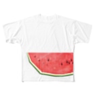 六角堂DADAのカクカクスイカTシャツ All-Over Print T-Shirt
