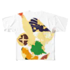 日下田のフォーリング天ぷら All-Over Print T-Shirt