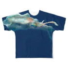 OJIKのフルグラ☆アオリイカ【NV】 All-Over Print T-Shirt