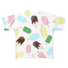 potetoaiのカラフルアイス All-Over Print T-Shirt