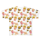 lattuga-sferaのファストフードセット All-Over Print T-Shirt