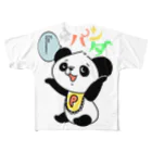 暮らしのパンダのともかくかわいいパンダちゃん フルグラフィックTシャツ