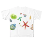 Sz.のsuisai sea フルグラフィックTシャツ