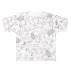 🍀ひつもぐ🍀のおふとんうさぎ＊わちゃわちゃT All-Over Print T-Shirt