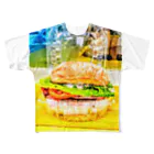 Hawaii Picturesのハンバーガー🍔 All-Over Print T-Shirt