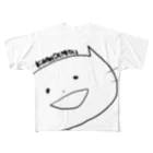 moyomeのねこやん(KANIGAII) フルグラフィックTシャツ