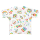 honofactoryのレインボースイーツ All-Over Print T-Shirt