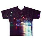 いかすみの雨の夜の宇宙旅行 フルグラフィックTシャツ