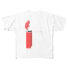 BEEHIVEのTeam紅 - Lighter All-Over Print T-Shirt