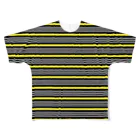 many many stripes.のボーダー1　黒 All-Over Print T-Shirt