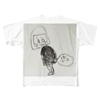 sakotu×tikotsu；maiの女だって屁。 All-Over Print T-Shirt
