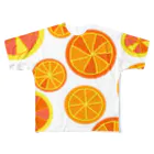 a PIECE of cakeのOrange フルグラフィックTシャツ