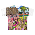 アサミカヨコの陰陽女神 All-Over Print T-Shirt