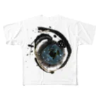 WAMI ARTのア(宇宙)ヲシテ文字 All-Over Print T-Shirt