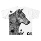 cronoのWolf All-Over Print T-Shirt