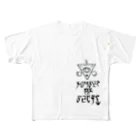 百鬼夜行絵巻のNUMBER OF (THE) BEAST フルグラフィックTシャツ