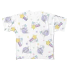 もにゃのファンシースターリーにゃんこ All-Over Print T-Shirt