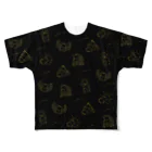 NEO EGYPTのスカラベ_ブラック All-Over Print T-Shirt