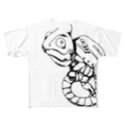 RinA0358slのmechanic chameleon フルグラフィックTシャツ