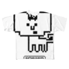 uchukunのイッカクン8bit BK フルグラフィックTシャツ