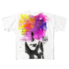 nor. (のあ)の007_2 All-Over Print T-Shirt