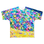 Es werde Licht. 〜光よあれ。〜のFlower Garden Yellow  フルグラフィックTシャツ